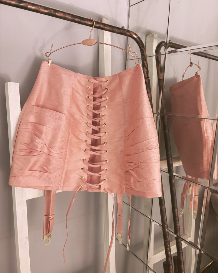 Silk Époque suknja u Barbie roze boji